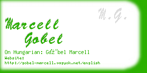 marcell gobel business card